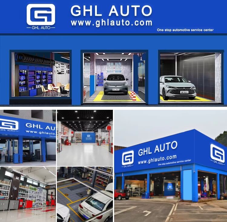GHL One Stop Service Tire Changer Machine and Balancer Kit Combo Workshop Parts Equipment Solution
