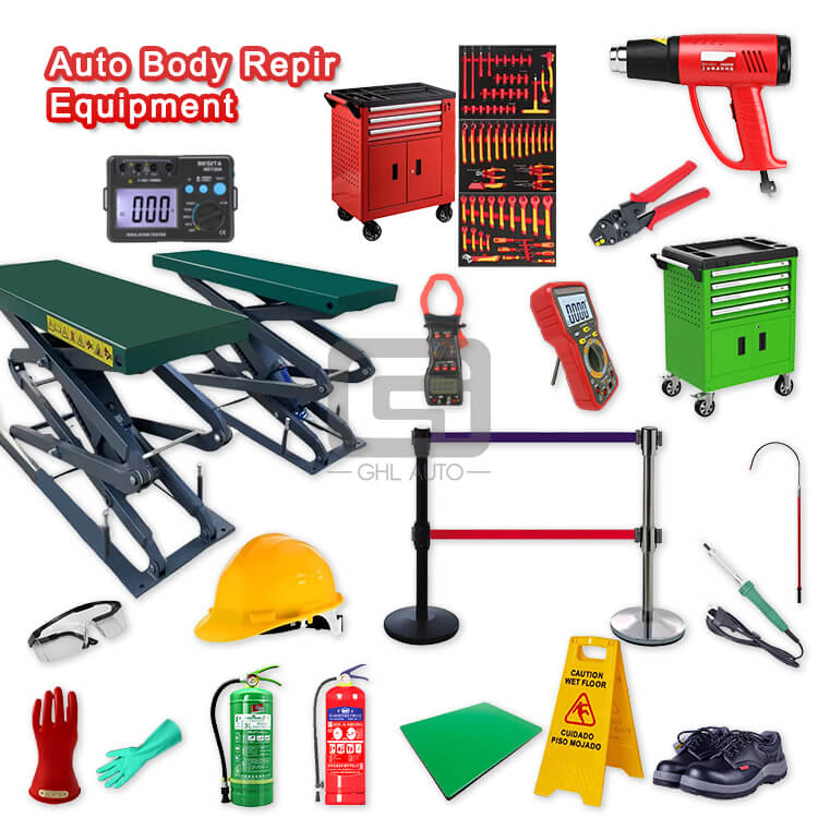 GHL One Stop Service Tire Changer Machine and Balancer Kit Combo Workshop Parts Equipment Solution
