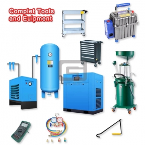 GHL One Stop Service Tire Changer Machine and Balancer Kit Combo Workshop Parts Equipment Solution