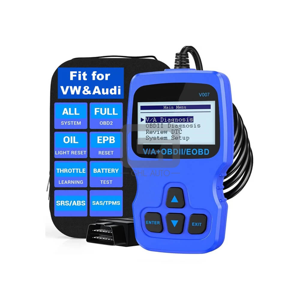 VW VAG 007 V007 EPB ABS SRS Code Reader Fit Car OBD2 Scanner Diagnostic Tool for Volkswagen
