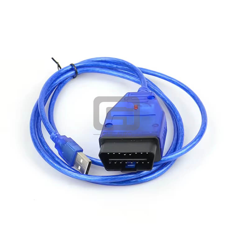VAG-COM KKL 409.1 OBD OBD2 to USB Interface Connector Auto Scanner Scan Cable Diagnostic Tool