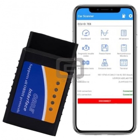 ELM327 Bluetooth OBD2 OBDII Adapter V1.5 1.5 for Android Torque Car Code Scanner Diagnostic Machine