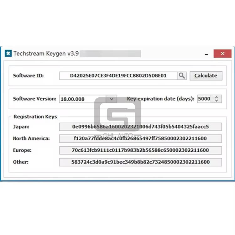 Newest Version Lexus Toyota Techstream 18.00.008 Software Car Electrical Fault Diagnostic Tool