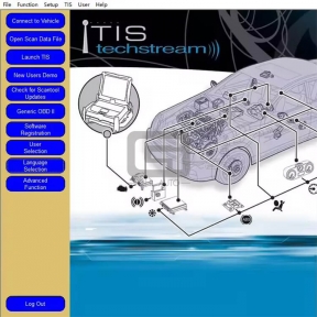 Newest Version Lexus Toyota Techstream 18.00.008 Software Car Electrical Fault Diagnostic Tool