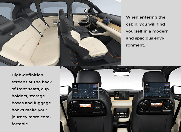10.1 Inch Center Console BYD D1 EV 5 Seater MPV 154KW Left Hand Drvie 3