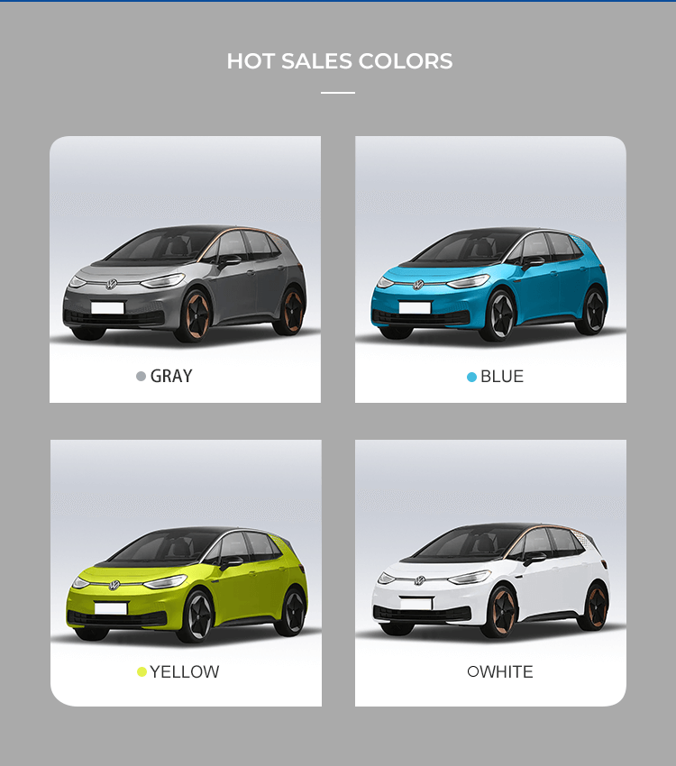 150km/H Volkswagen Electric Car ID3 Smart Car EV 57.3kWh