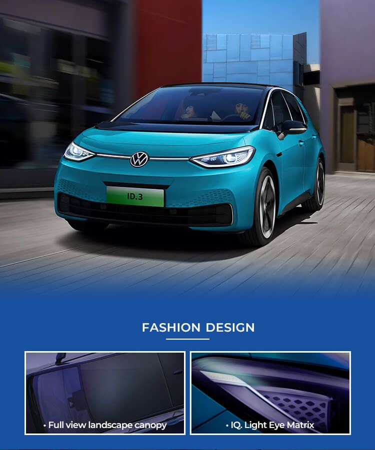 150km/H Volkswagen Electric Car ID3 Smart Car EV 57.3kWh