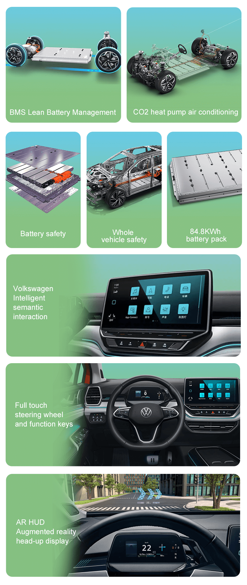 vw id6 crozz suv electric vehicle
