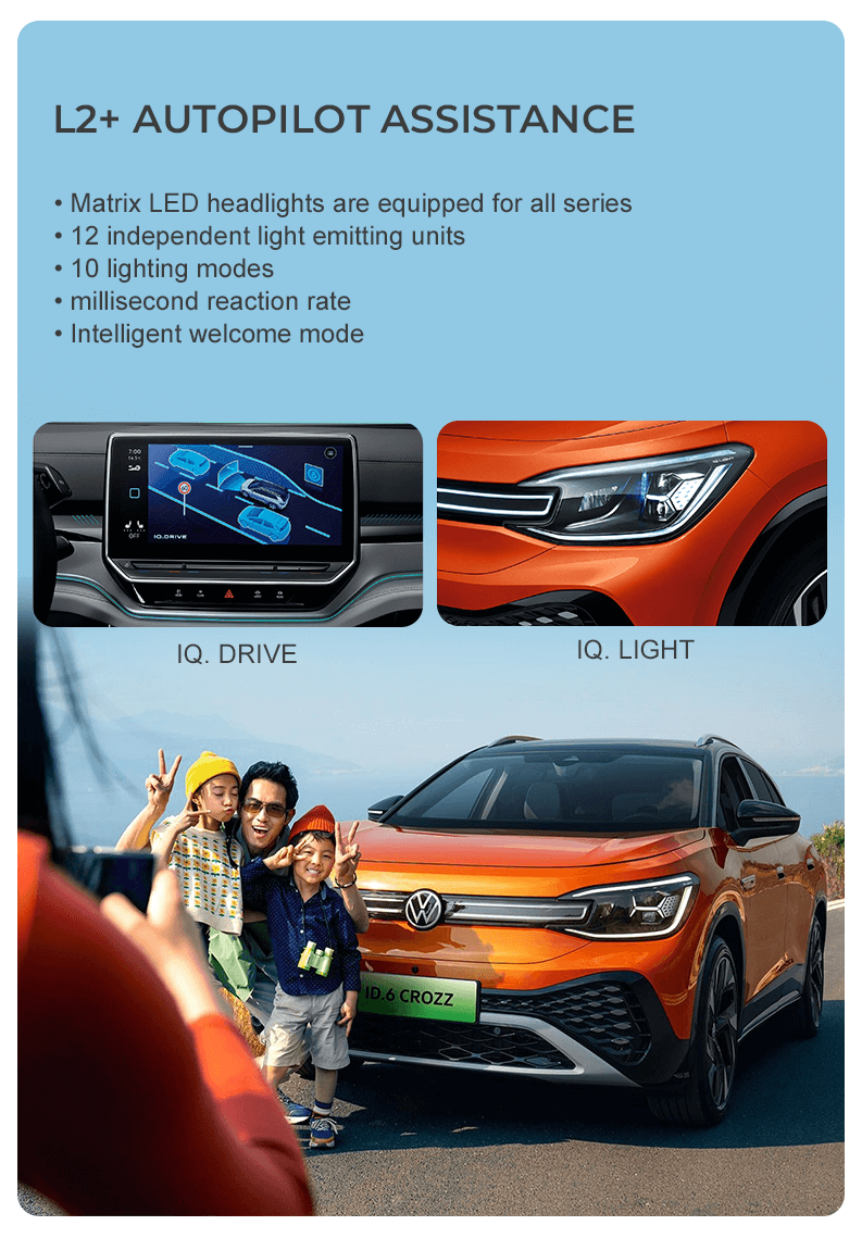 vw id6 crozz suv electric vehicle