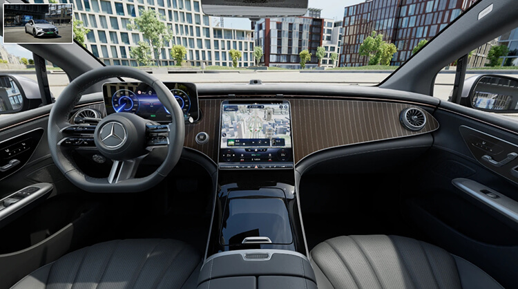Benz EQE 350 new energy vehicle