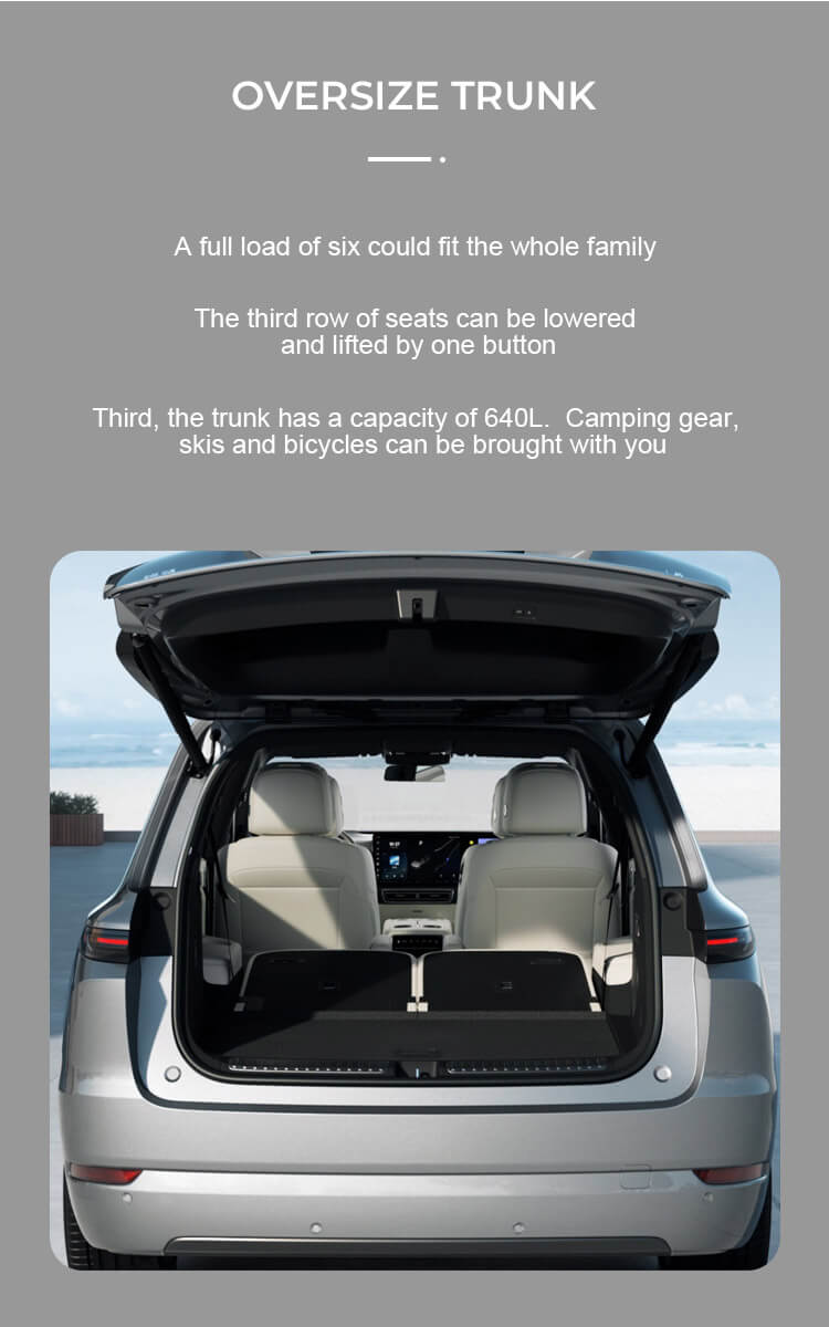 Lixiang L9 Li Auto Leading Ideal SUV Torque 620N·m 180KM/H Pure Electric China EV