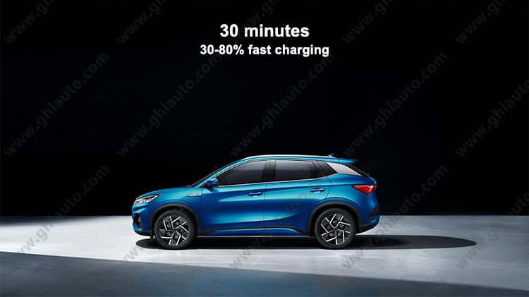 Left Hand Drive Yuan Plus Atto 3 BYD EV Car 7.3s 0-100km/H Acceleration 5