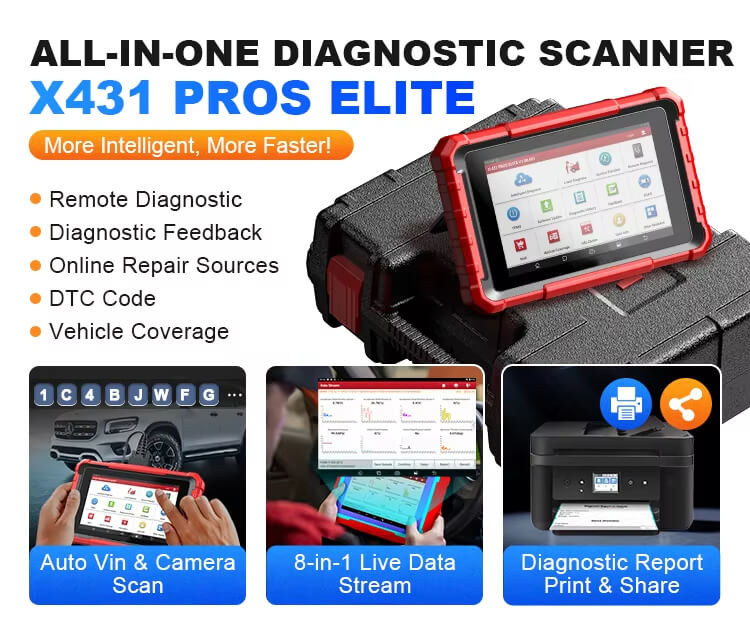 Universal Car Diagnosis Tool X431 Pros x-431 Pro Vehicle Scanner Diagnostic Machine for All Cars