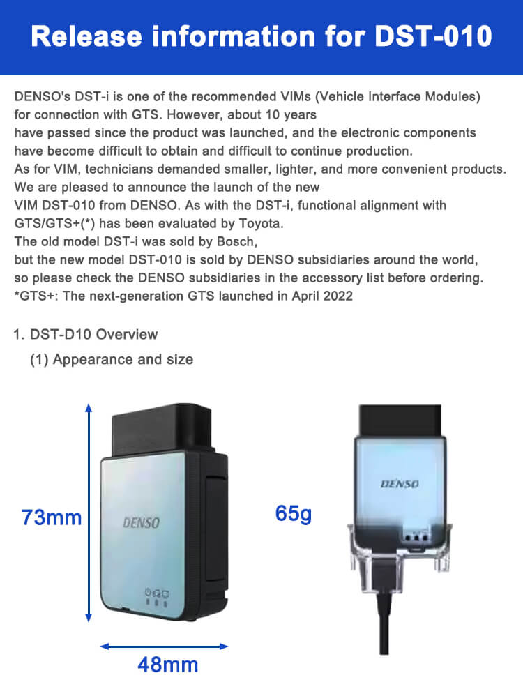 Toyota Denso DST 010