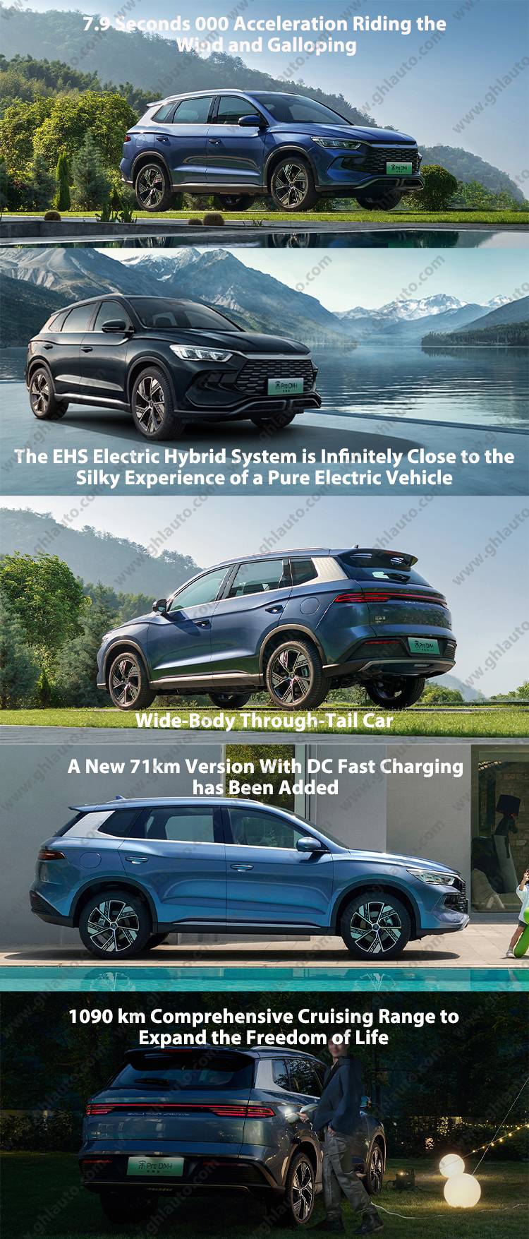 BYD Song Pro DM-i hybrid ev wholesale