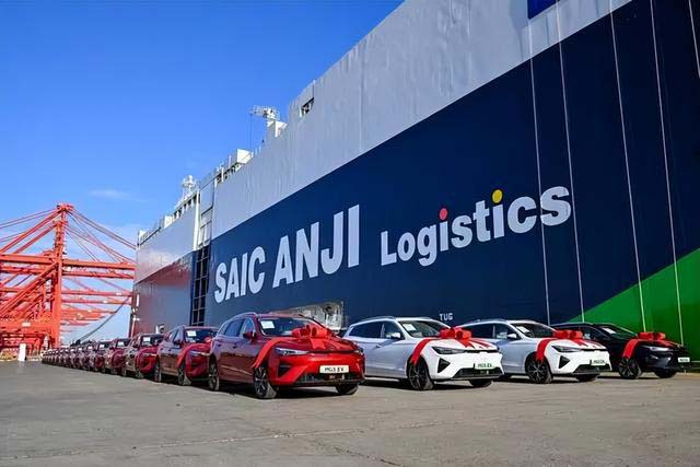 MG export rank top in China vehicles