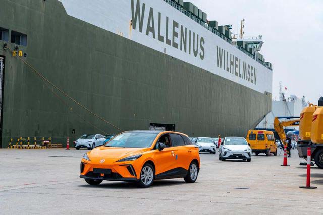 MG export rank top in China vehicles