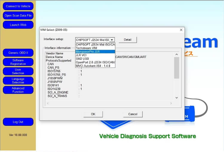 Toyota TechStream diagnostic software for Toyota and Lexus