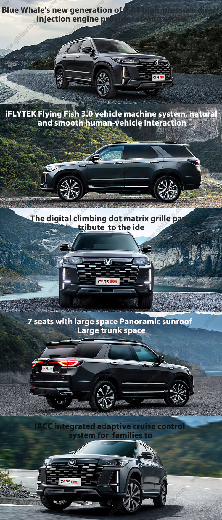 Changan CS95 PLUS 7 seater suv