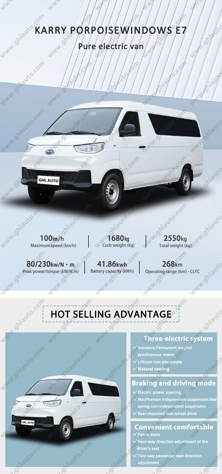 Karry Jiangtun E7 Electric van