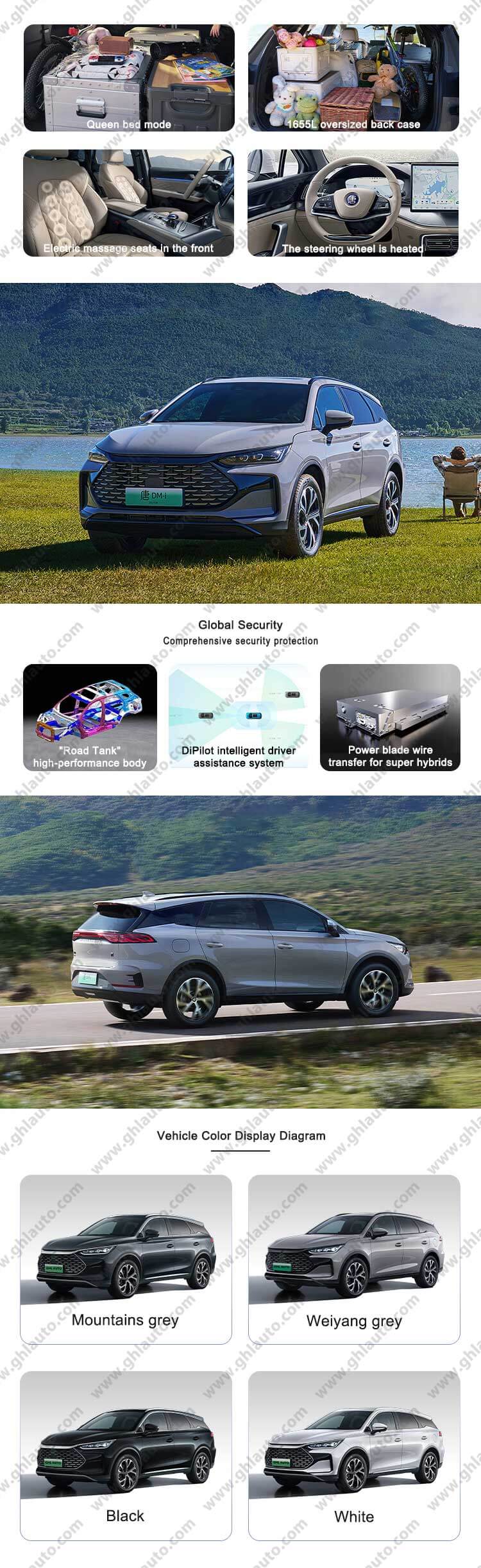 BYD Tang DM-i hybrid car