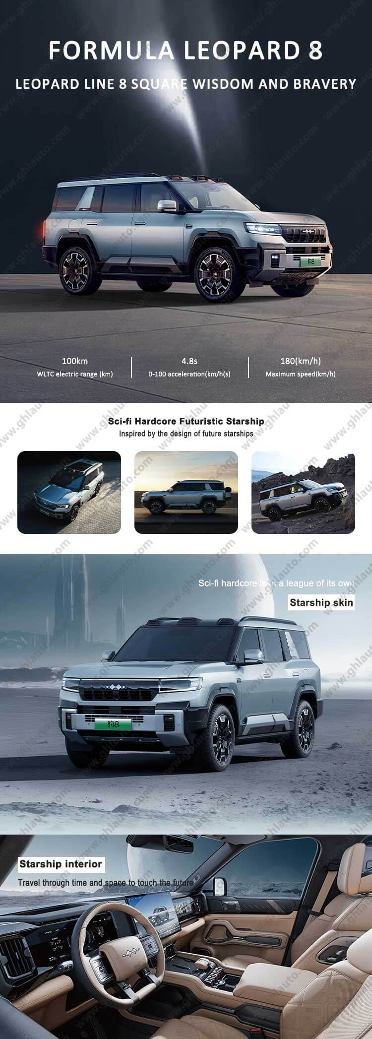 BYD Formula Leopard 8 large SUV plug-in hybrid ev