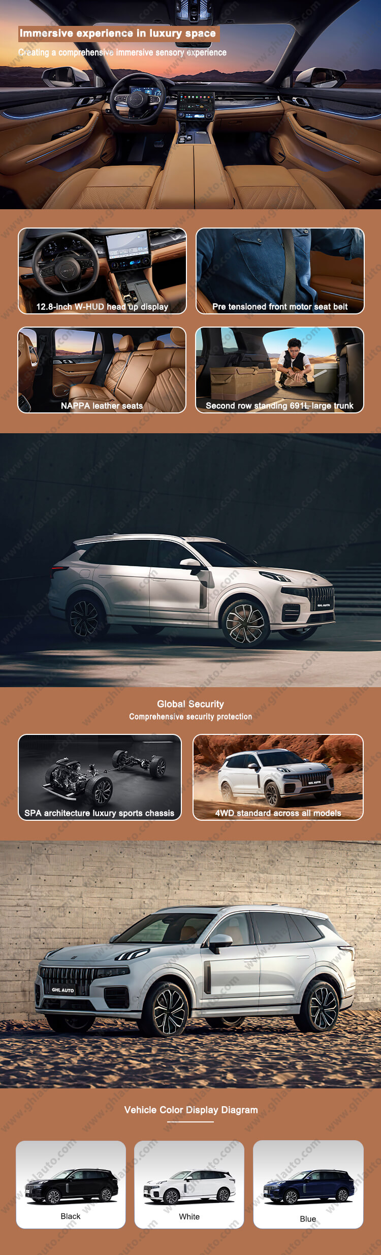 Lynk & Co 09 and 09 EM-P Gasoline Hybrid SUV wholesale