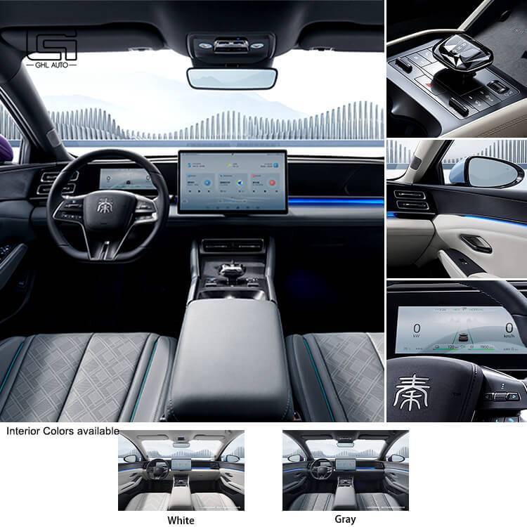 2.9L/100km BYD Qin L PHEV sedan with 120km EV Range 2100km mileage 65L Trunk Byd Qin L plug-in hybri