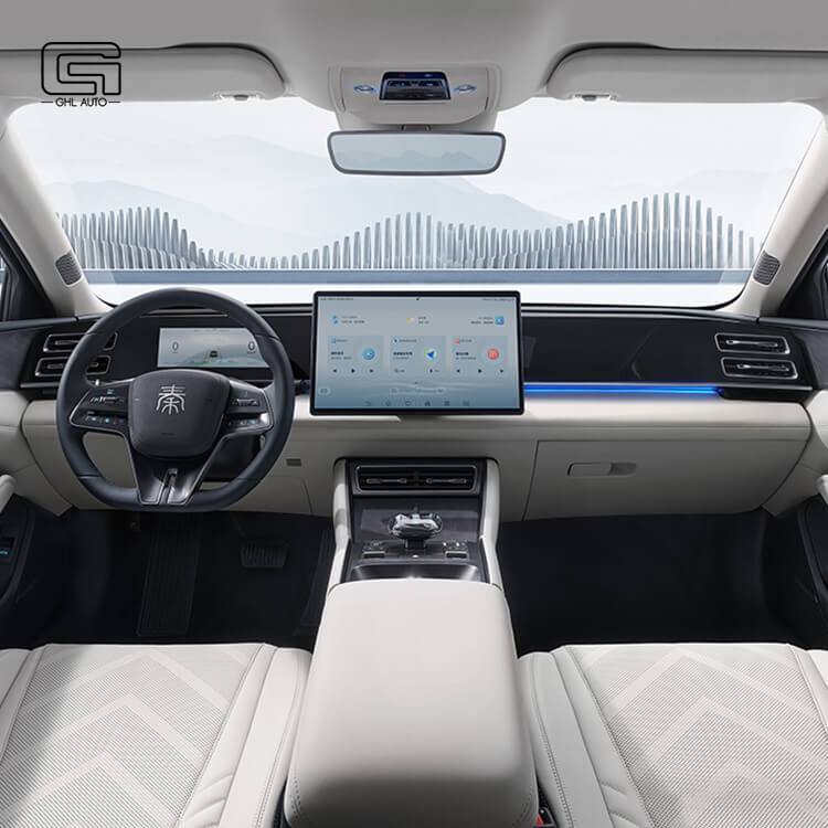 2.9L/100km BYD Qin L PHEV sedan with 120km EV Range 2100km mileage 65L Trunk Byd Qin L plug-in hybri