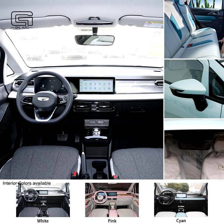 Geely Geometry E Firefly 2024 new EV range 301km 401km max speed 102km/h Torque 130N.m lovely suv
