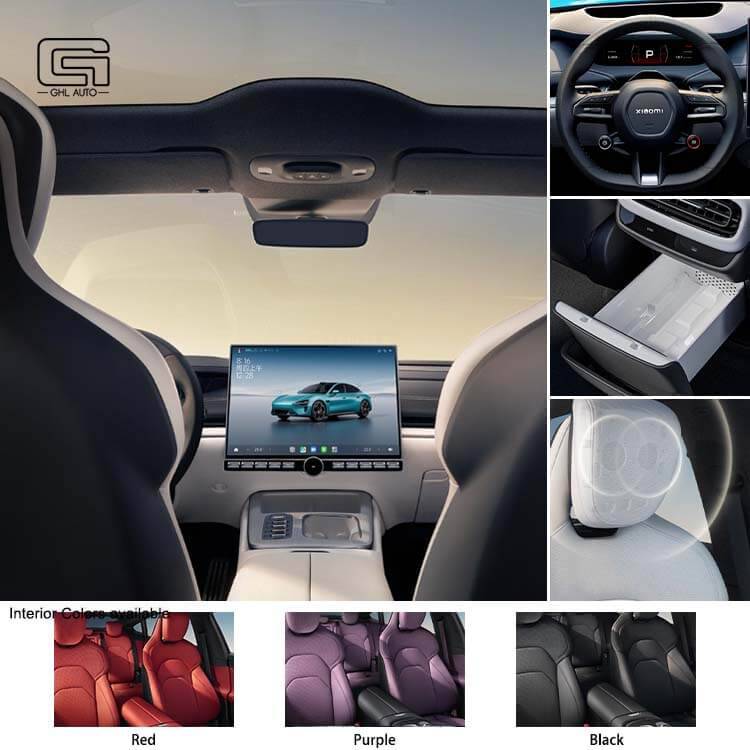 Xiaomi SU7 Clean Energy EV Porsche Panamera Same Model and Similar Configuration