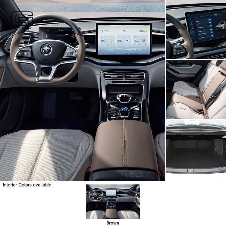 Electric And Petrol Car BYD Qin Plus Dmi Economy Gasoline Car Hybrid Car Champion Edition