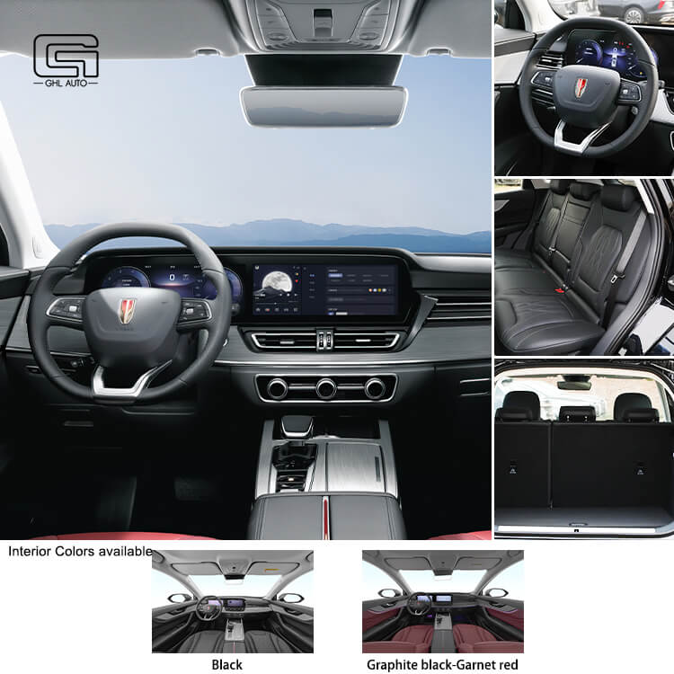 China Auto Brand Hongqi HS5 2025 2.0T 4WD Shadow 2WD Gas SUV